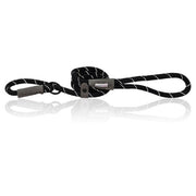HugglePets Reflective Rope Slip Lead Black 150cm x 1.2cm Pet Market