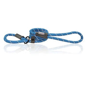 HugglePets Reflective Rope Slip Lead Blue 150cm x 1.2cm Pet Market