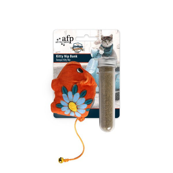 All for Paws Vintage Kitty Nip Bank Pet Market