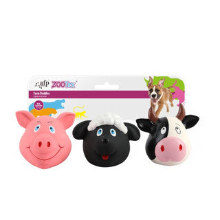 All For Paws Zootex Farm Buddies 3 Pack Pet Market