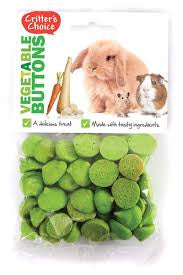 Critters Choice Small Animal Vegetable Buttons 40g Small Mammal - Treats Critters Choice