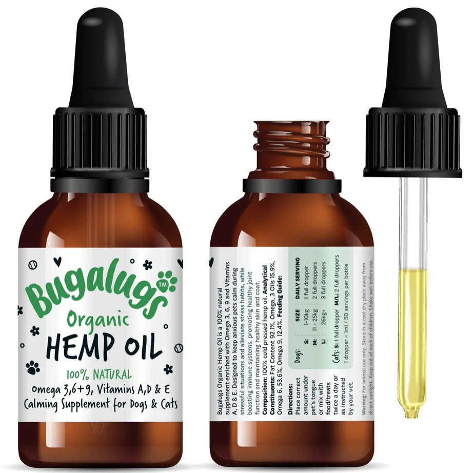 Bugalugs Organic Hemp Seed Oil Supplements Bugalugs
