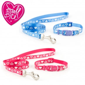 SMALL BITE HEART COLLAR LEAD SET Dog accessories Ancol