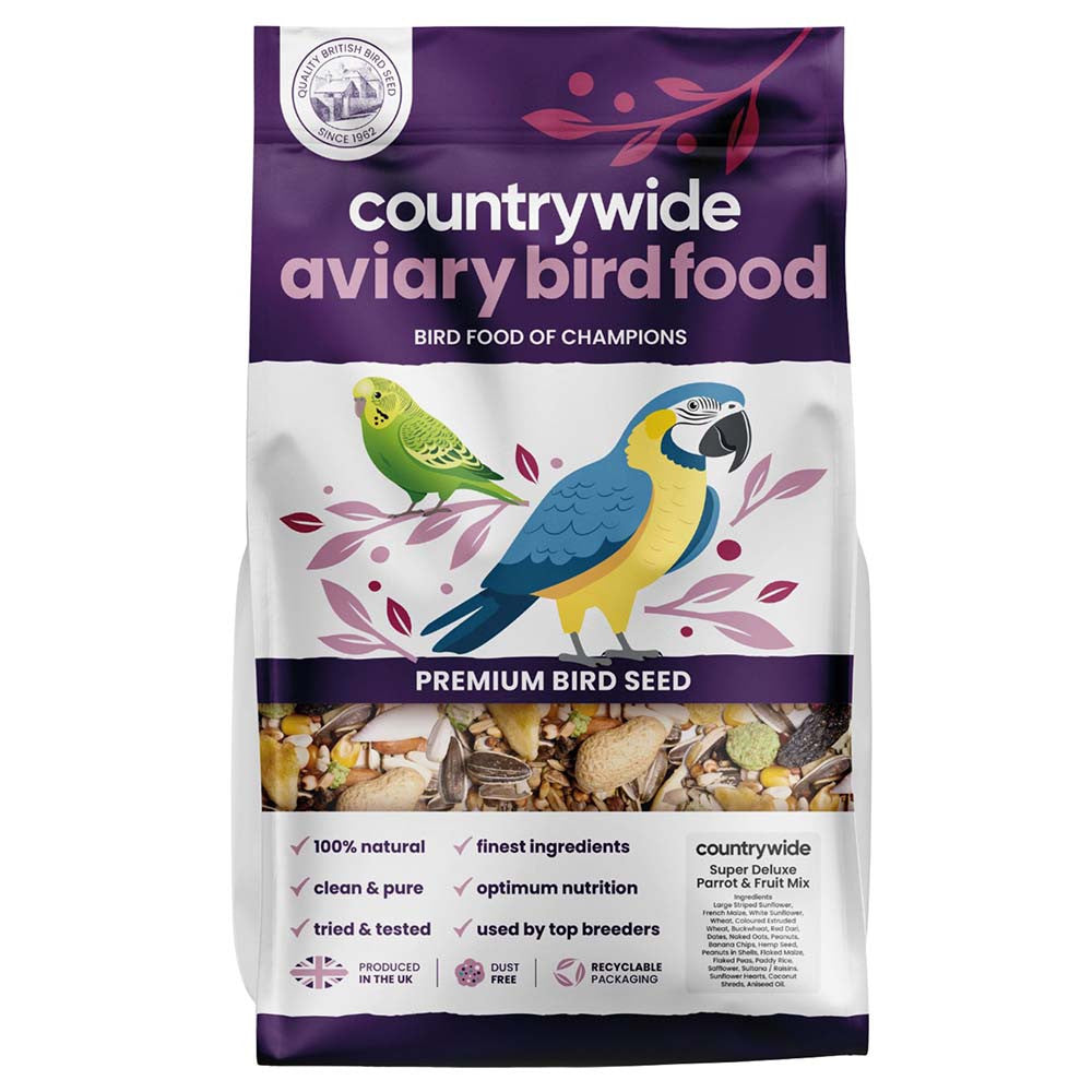 Countrywide Super Deluxe Parrot with Fruit 12.5kg Bird - Food Countrywide