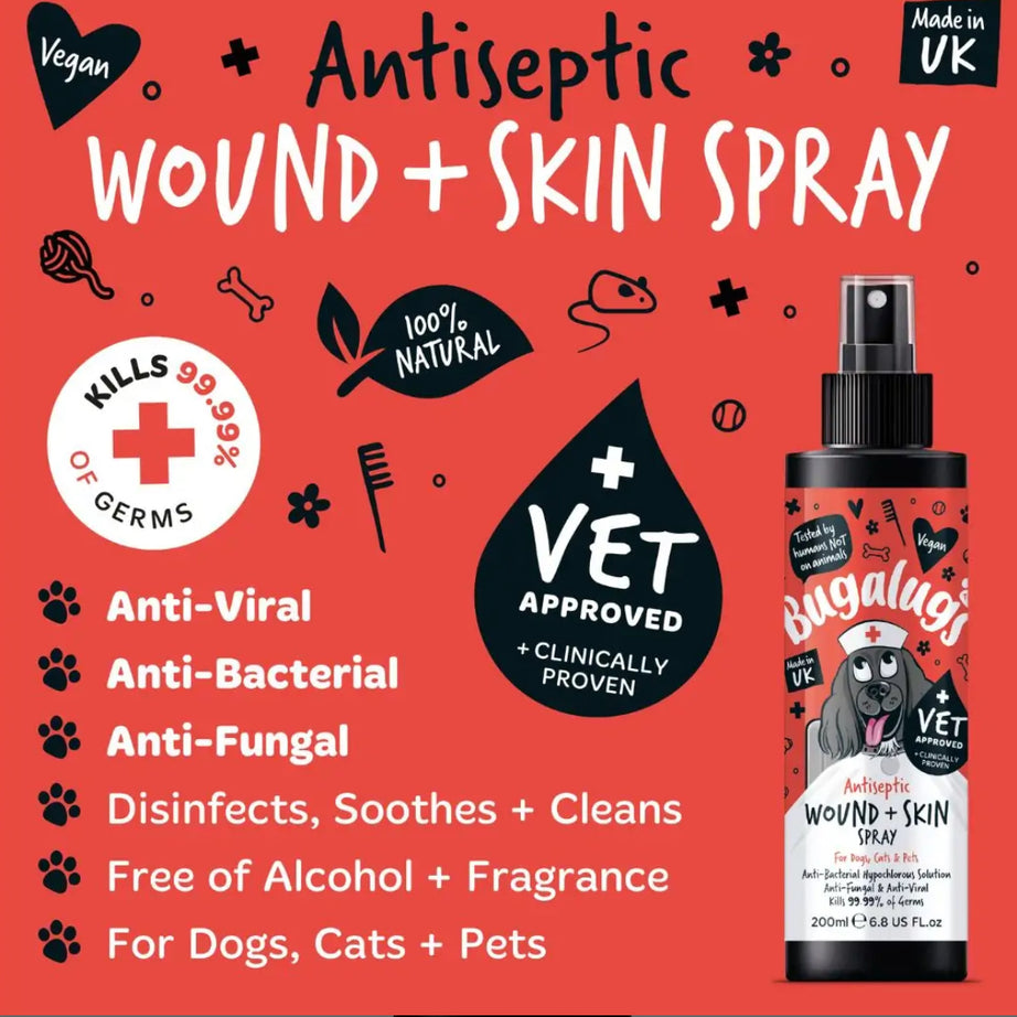 Bugalugs Antiseptic Wound & Skin Spray Wound Care Bugalugs