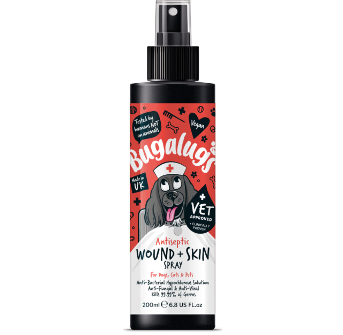 Bugalugs Antiseptic Wound & Skin Spray Wound Care Bugalugs