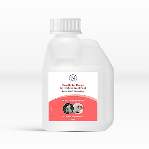 Naqua Mange Mite Fly Guard Fly Strike 125ml Pour on Treatment Small Mammal - Accessories Naqua