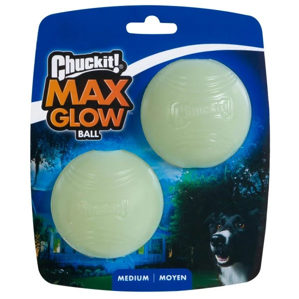 Chuckit max glow Ball 2pk the Pet MARKET