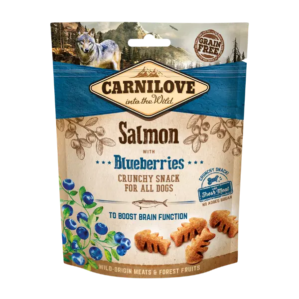 Carnilove salmon with blueberries crunchy snack Pet Market