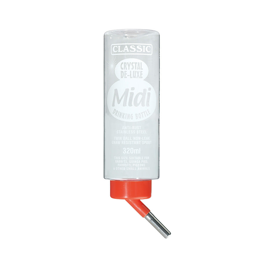 Classic De Luxe Rabbit Bottle 320ml Small Mammal - Accessories Classic