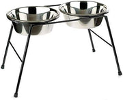 Classic- Double Dish - High Feeder the Pet MARKET