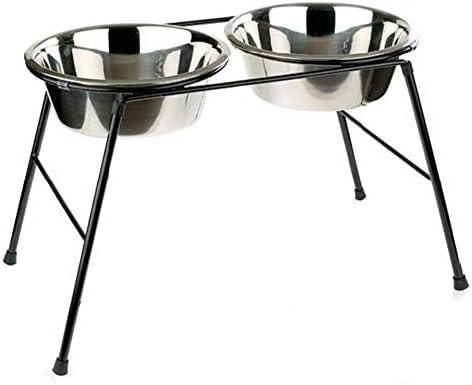 Classic- Double Dish - High Feeder the Pet MARKET