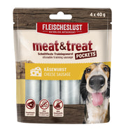 Fleischeslust Meat&Treat Pockets Cheese Sausage 4x40g