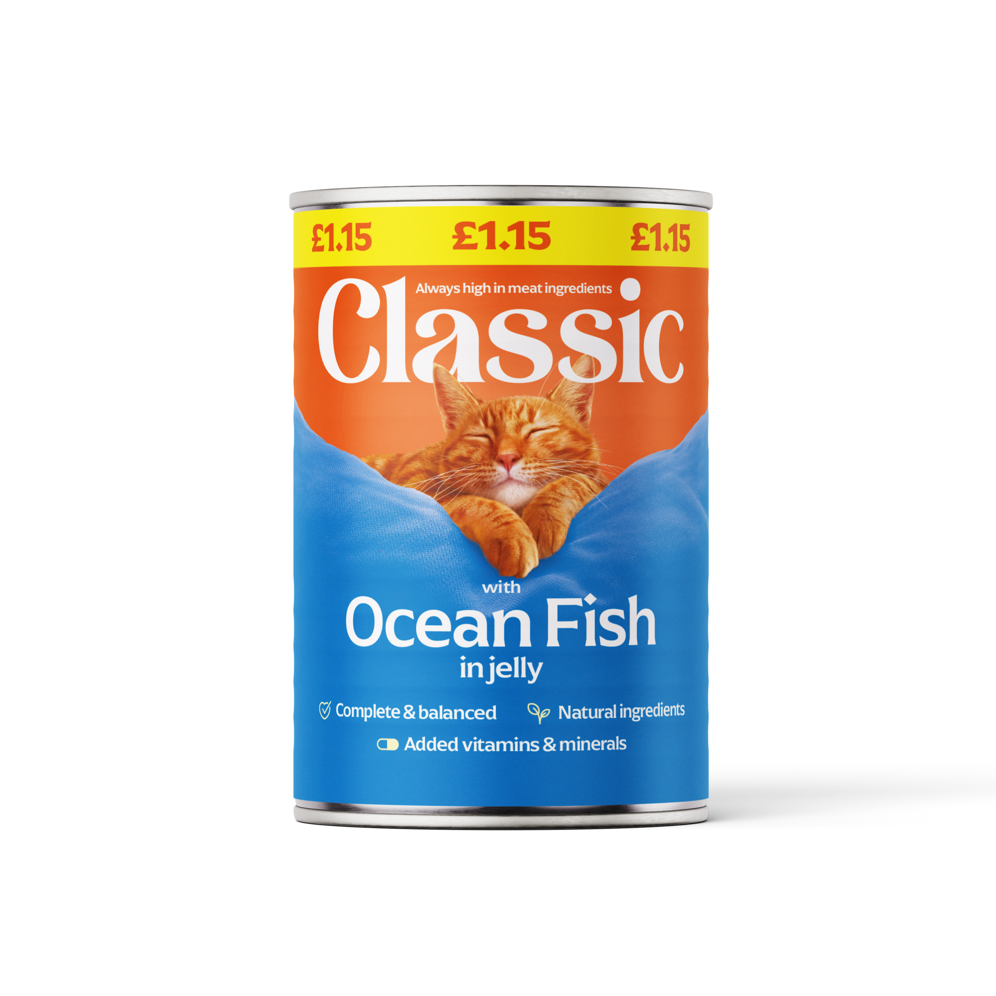 Classic Cat Food Ocean Fish in Jelly Pet Market