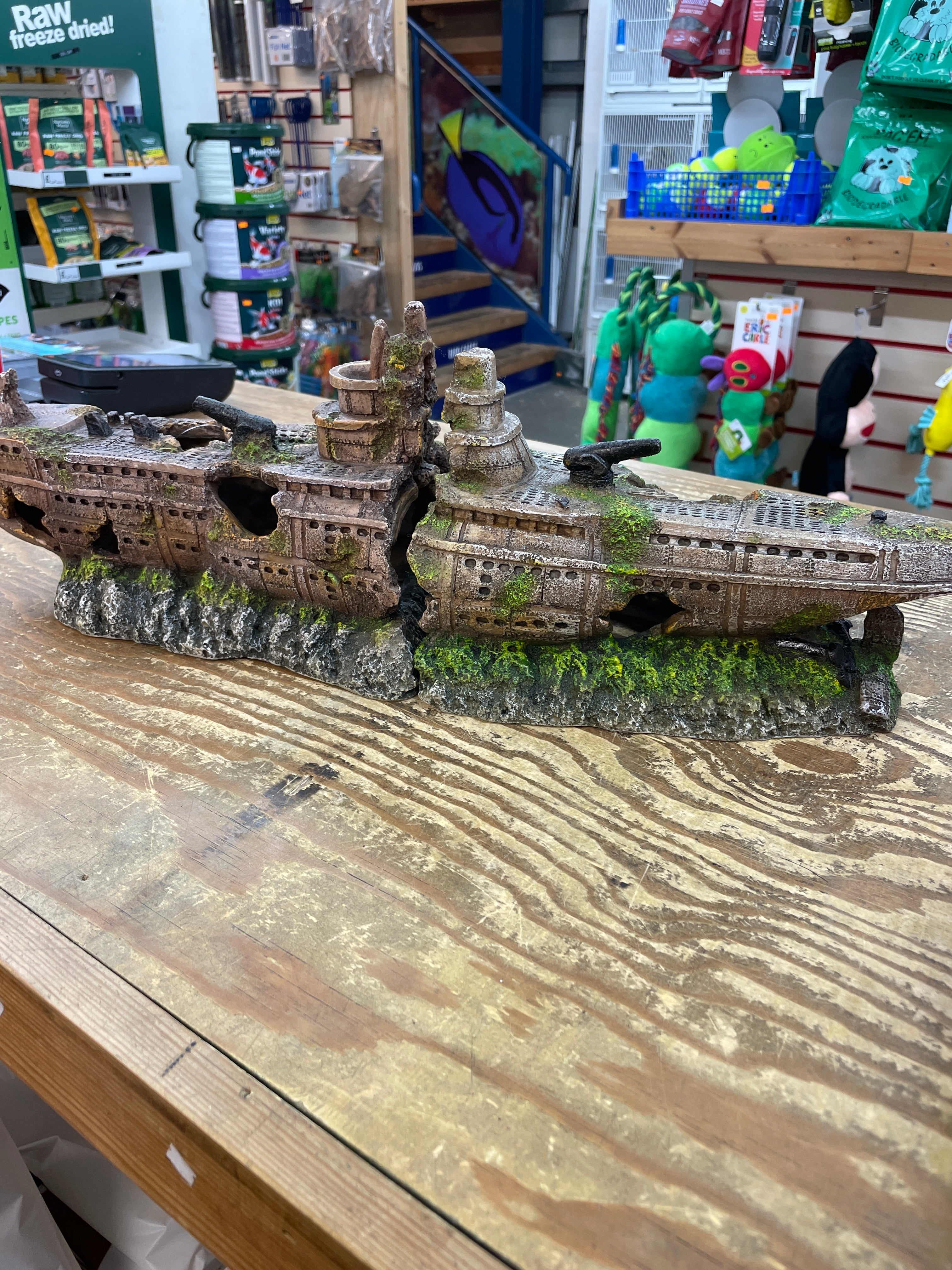 Classic Complete Submarine Wreck