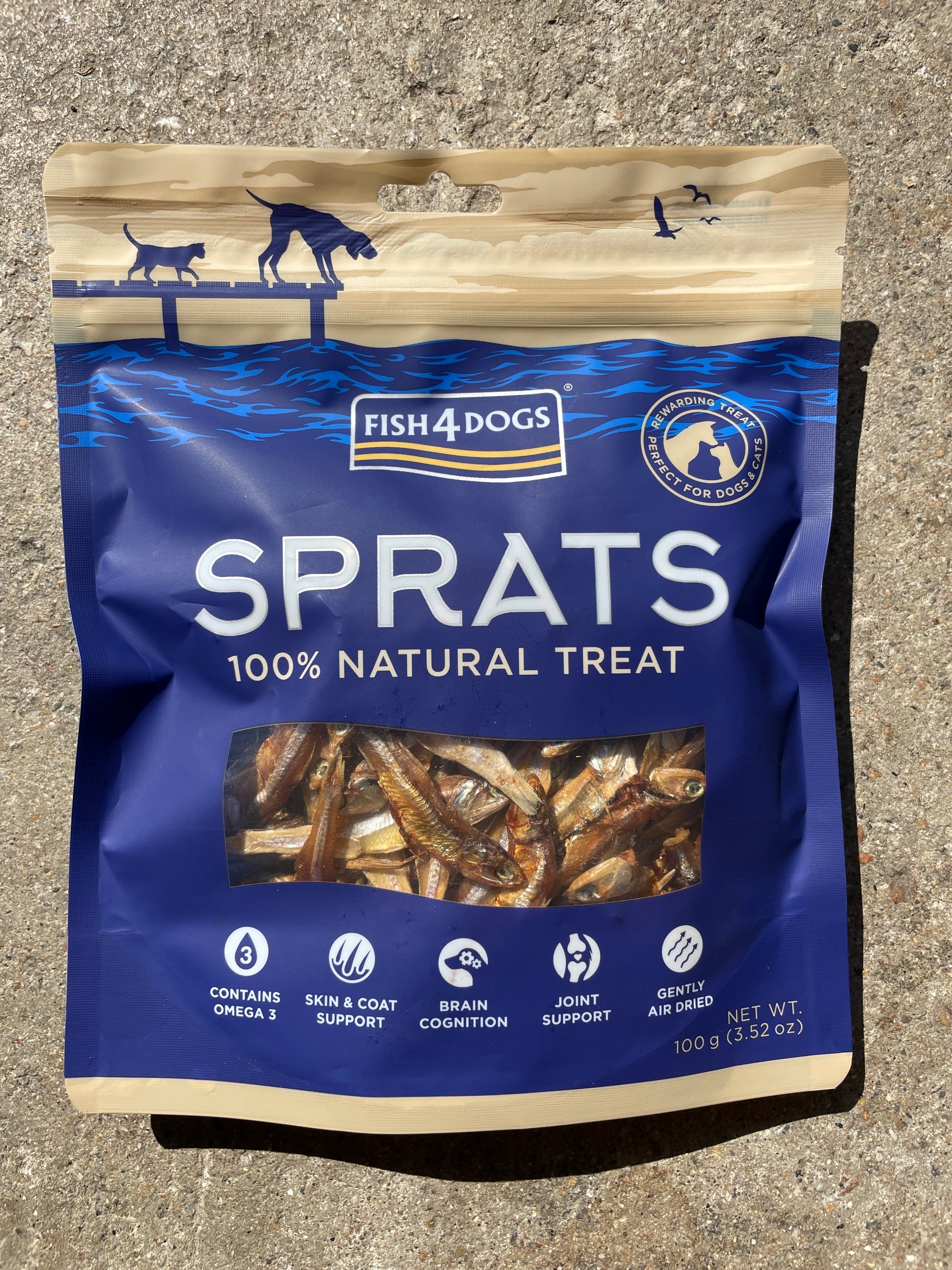 Fish 4 Dogs - Sprats 100g Pet Market