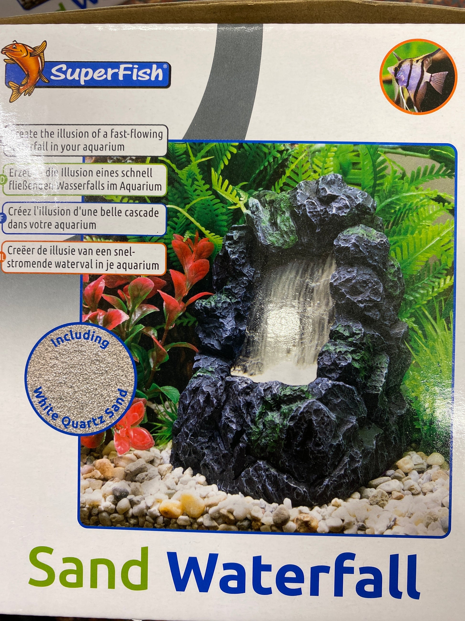 SuperFish Air Powered Sand Waterfall Pet Market