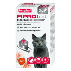 Beaphar FIPROtec COMBO Spot-On for Cats, 3tmnt Pet Market