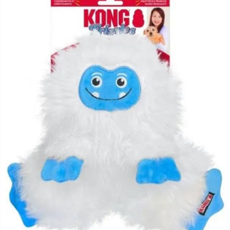 KONG Christmas Frizzles Yeti Dog Toy Kong