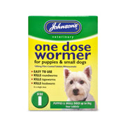 Johnsons One Dose Wormer Dog Size 1 Pet Market