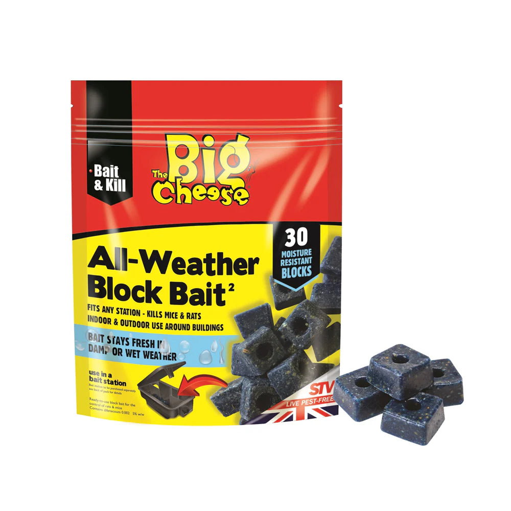 Big Cheese All Weather Block Bait x30 Pet Market