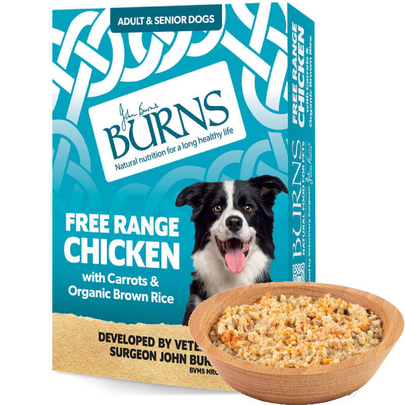Burns Wet Food Free Range Chicken with Carrots & Brown Rice 395g DOG - FOOD Burns
