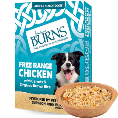Burns Wet Food Free Range Chicken with Carrots & Brown Rice 395g