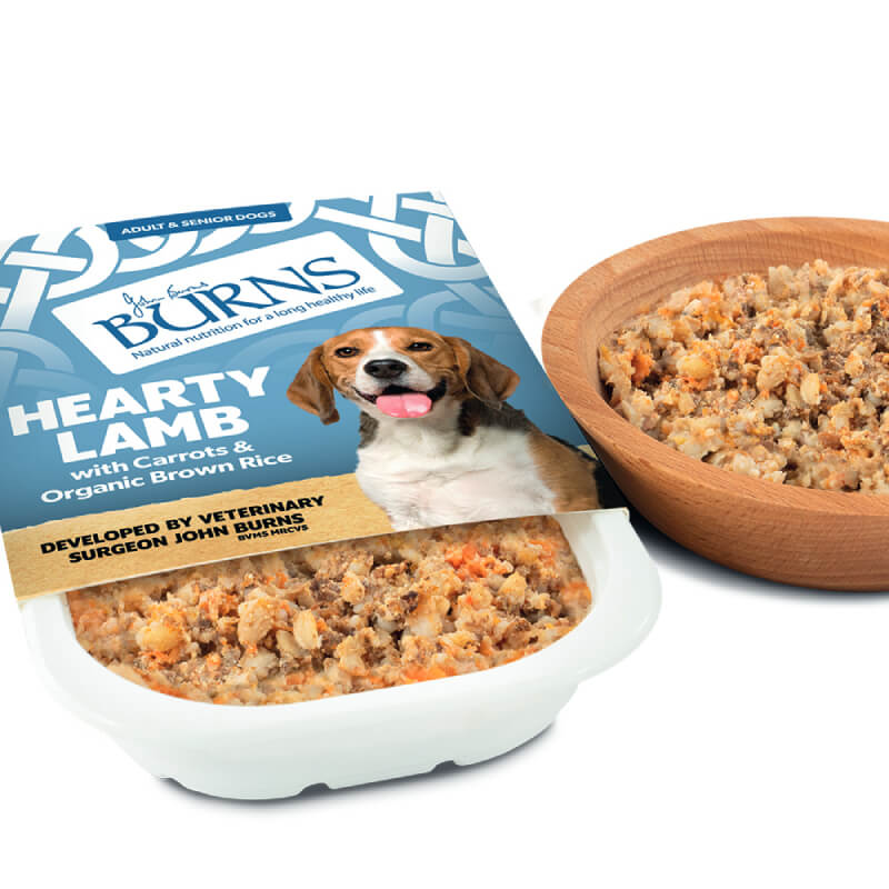 Burns Wet Food Hearty Lamb with Carrots & Brown Rice 395g DOG - FOOD Burns