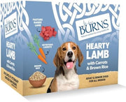 Burns Hearty Lamb Carrots and Organic Brown Rice Wet Dog Food Trays Wet Food Burns