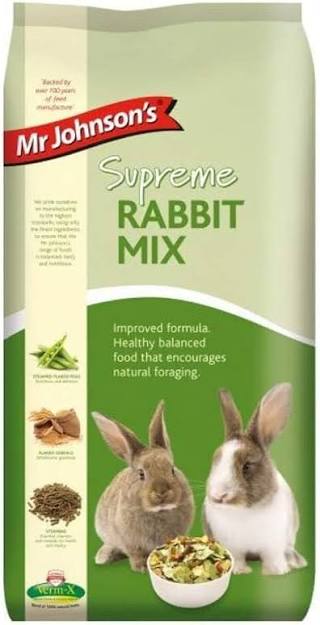 Mr Johnsons Supreme Rabbit Mix 900g Small Mammal - Food Mr Johnson's