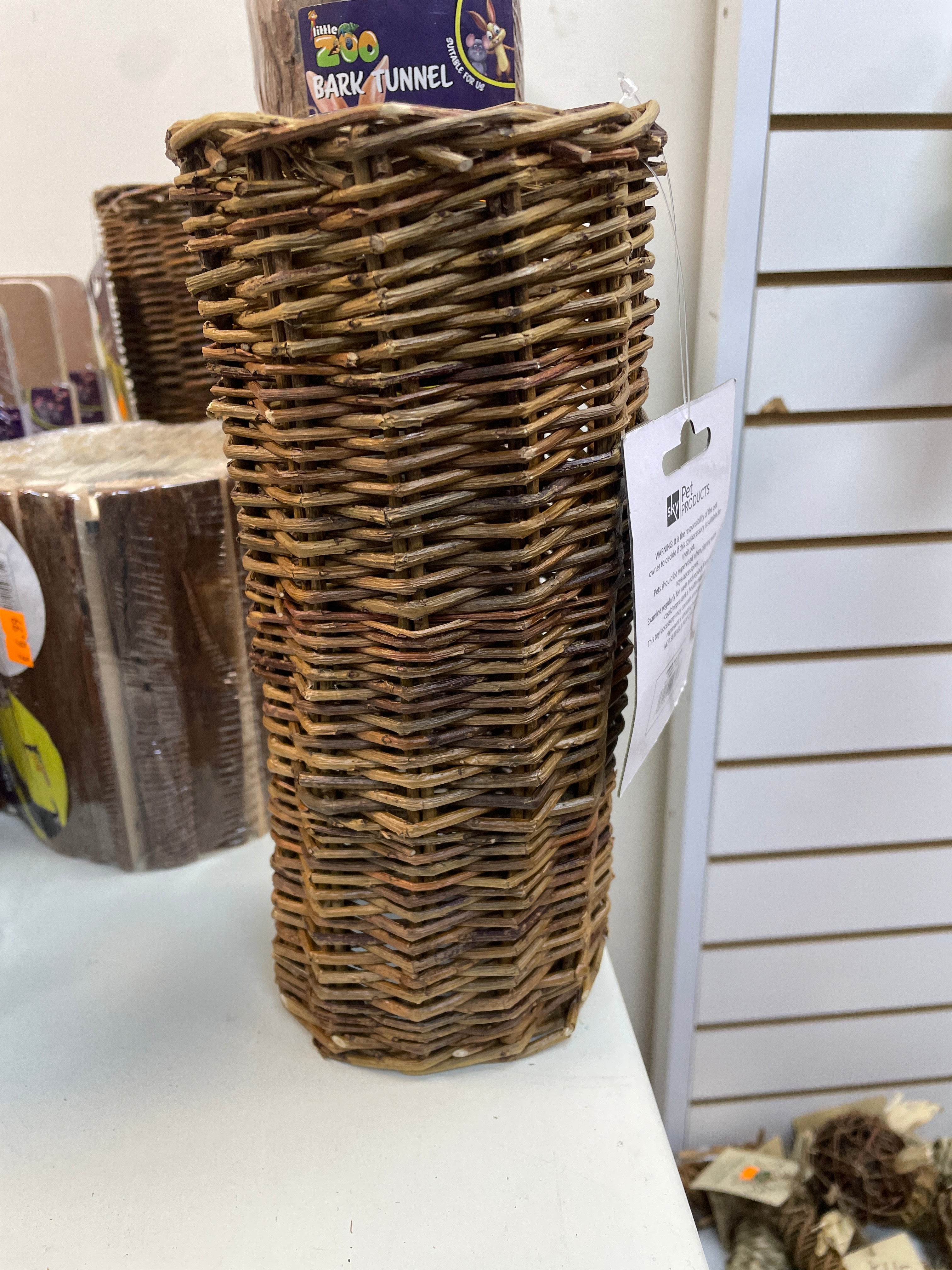 Wicker tunnel toy large the Pet MARKET