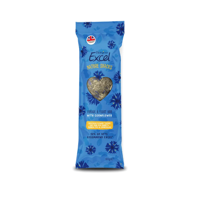 Burgess Excel Forage & Feast Bar Cornflower 60g