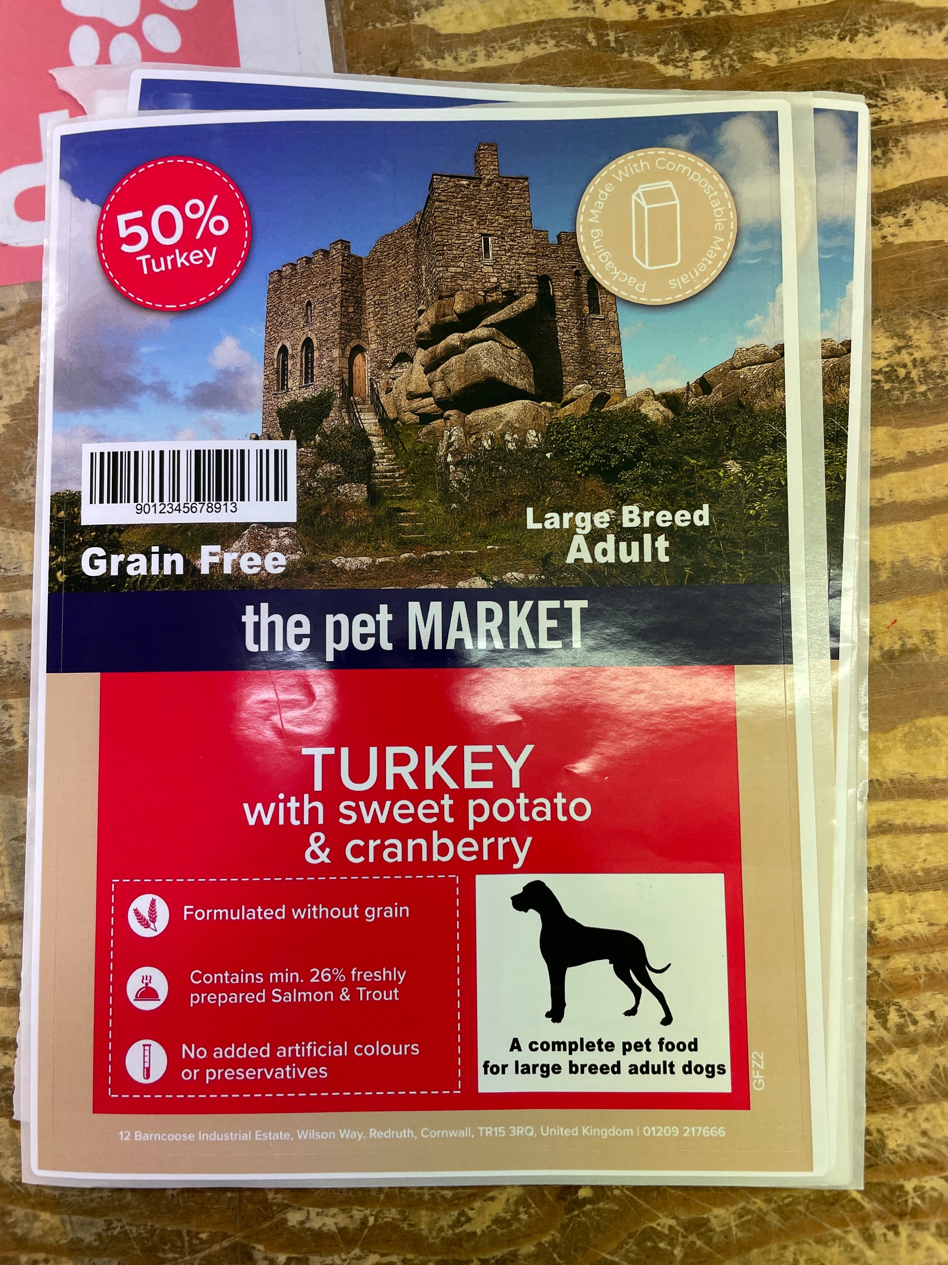 The Pet Market Turkey With Sweet Potato LB 2kg Pet Market