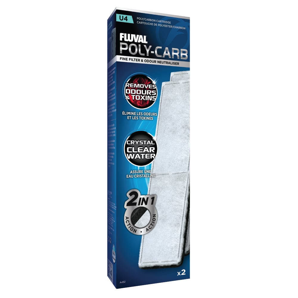 Fluval U4 Poly/Carbon Cartridge (x 2) Pet Market