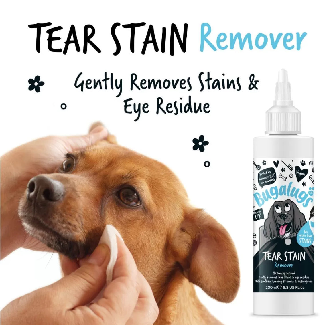 Bugalugs Tear Stain remover Grooming Bugalugs