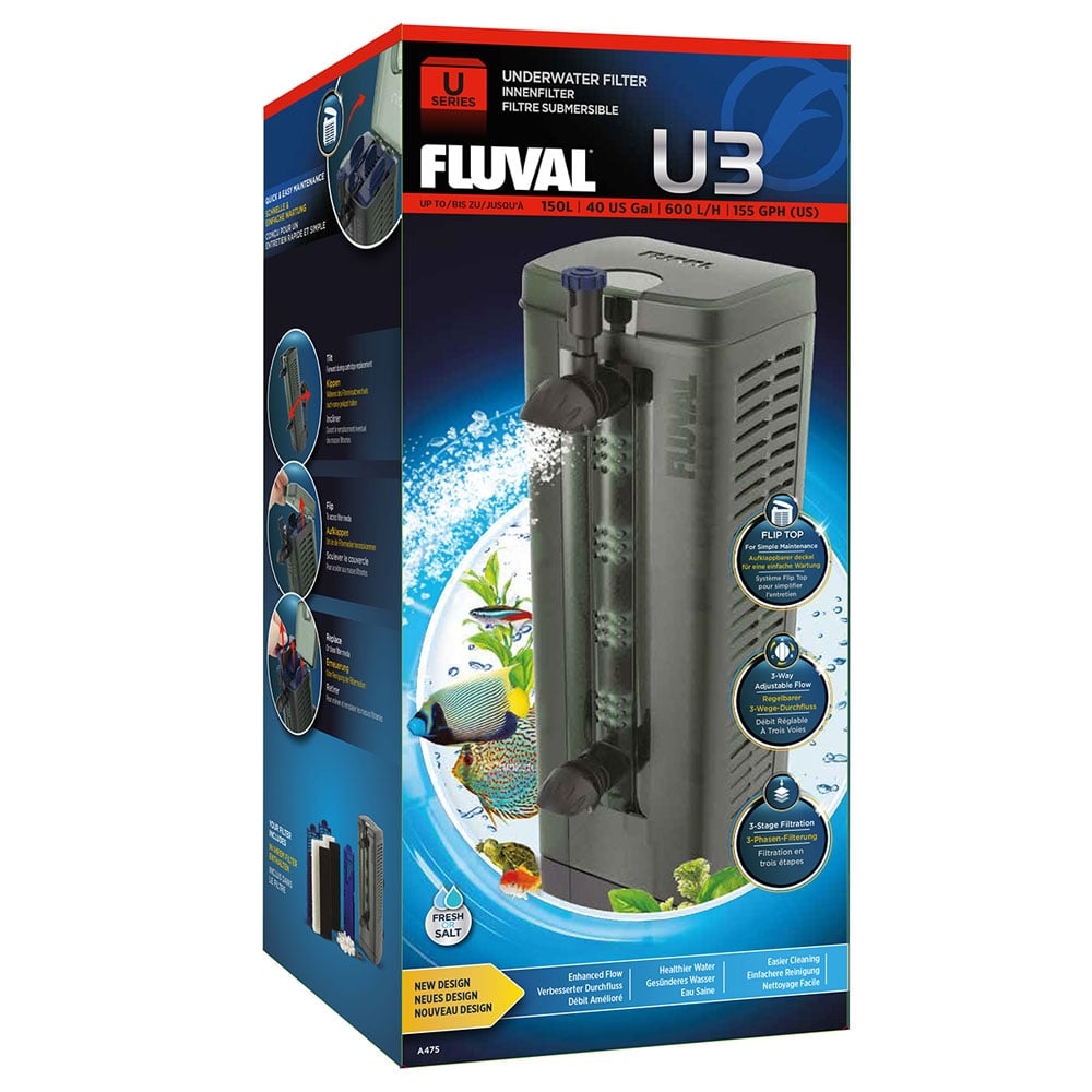 Fluval U3 Underwater Filter 600LPH Pet Market