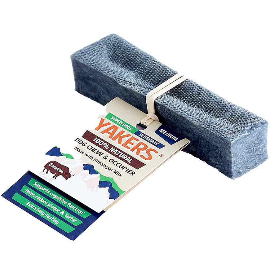 Yakers Dog Chew Blueberry, XL Dog Treat Yakers