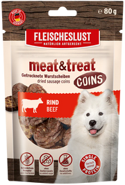 Fleischeslust Meat & Treat Beef Coins 80g