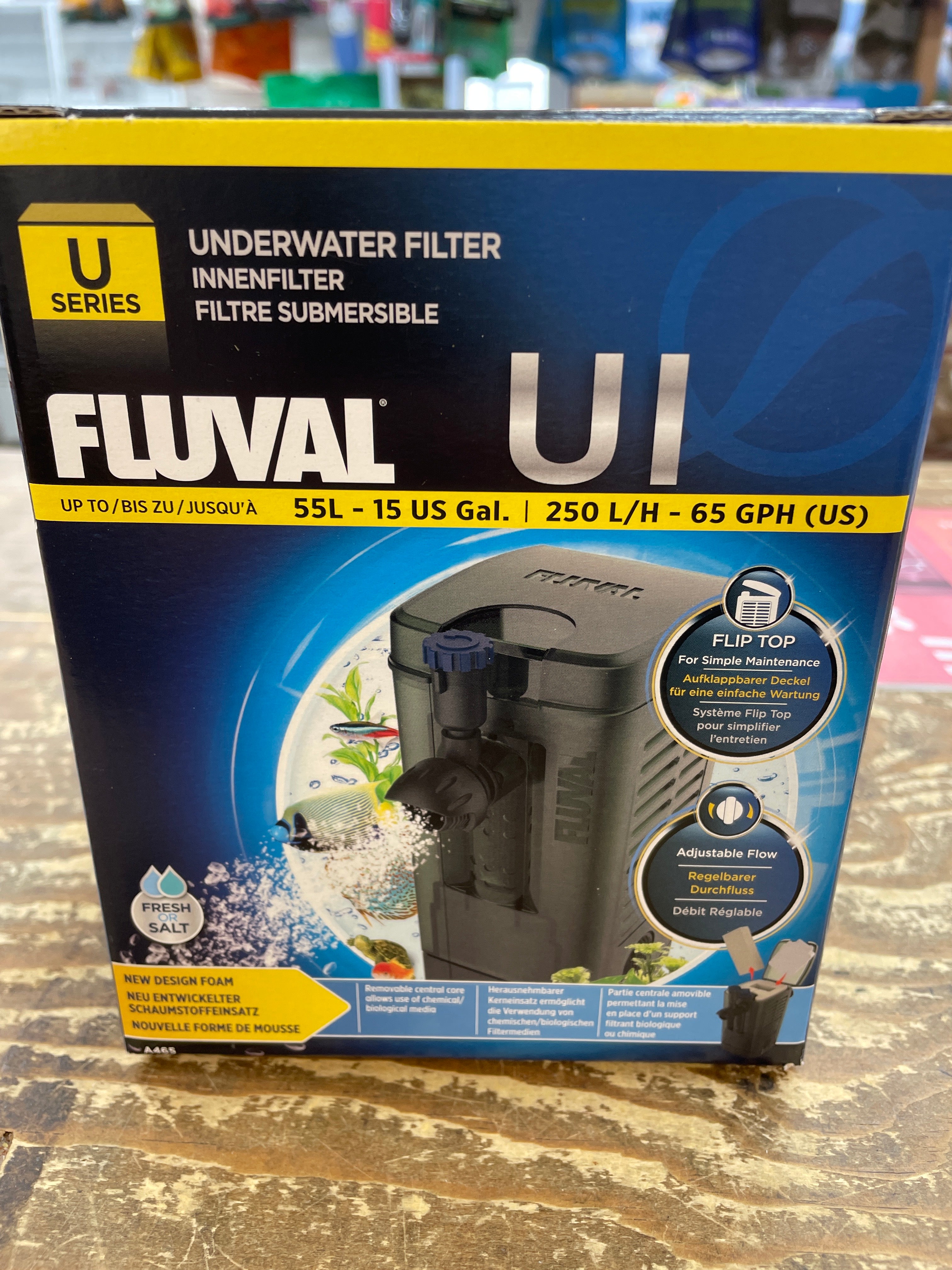 Fluval U1 Underwater Filter (55 Litres) Internal Filter Fluval