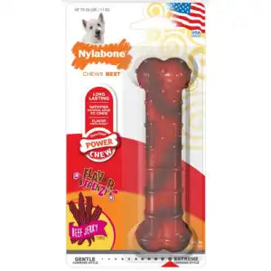 Nylabone Power Chew Textured Beef Jerky Nylabone