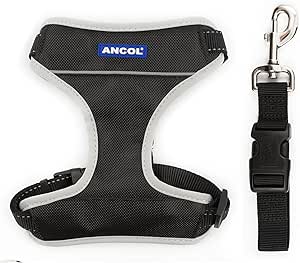 TRAVEL DOG HARNESS Dog accessories Ancol S Black