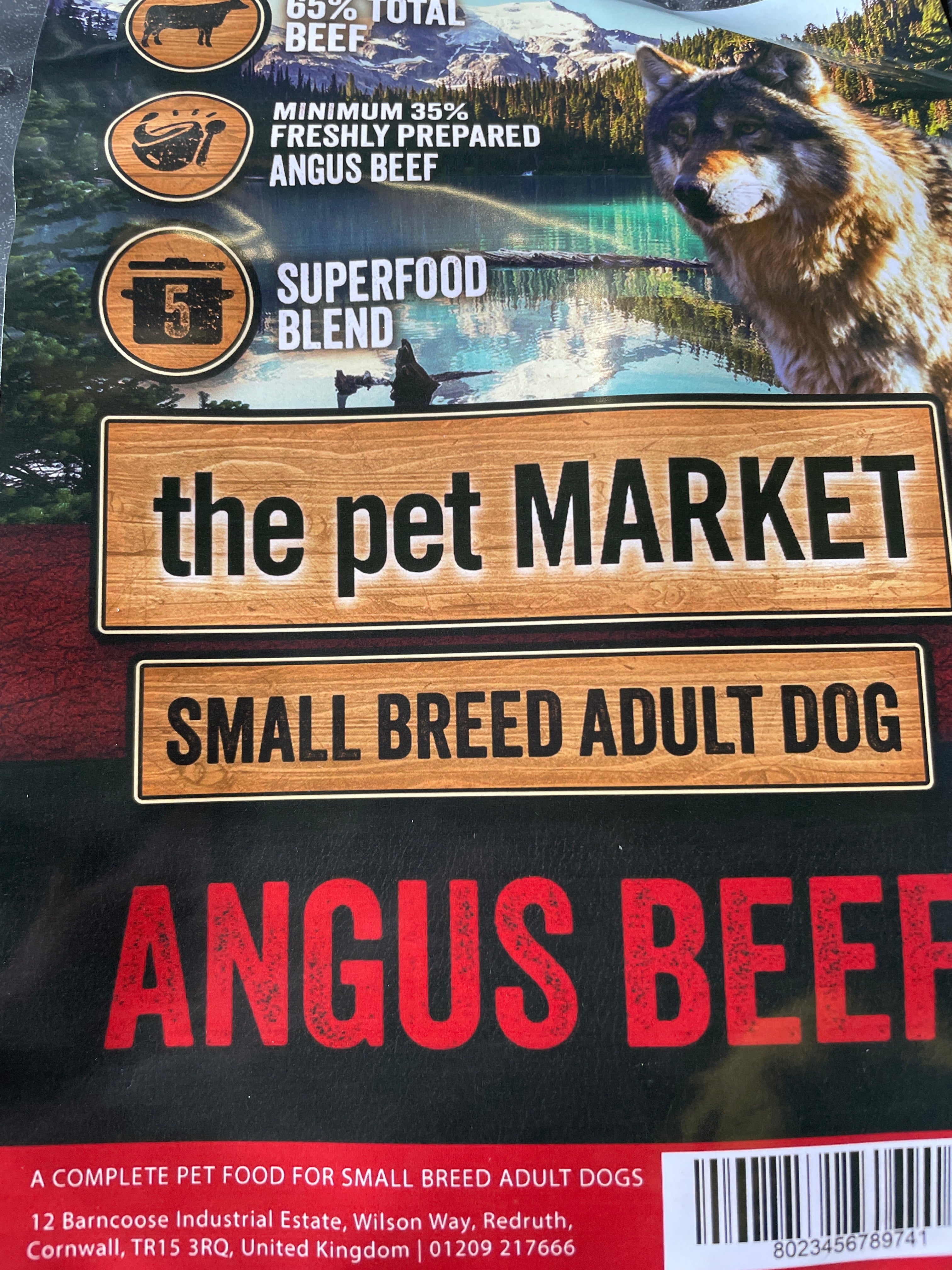 Superfood 65 Small Breed Adult Dog Dry Complete kibble the Pet MARKET