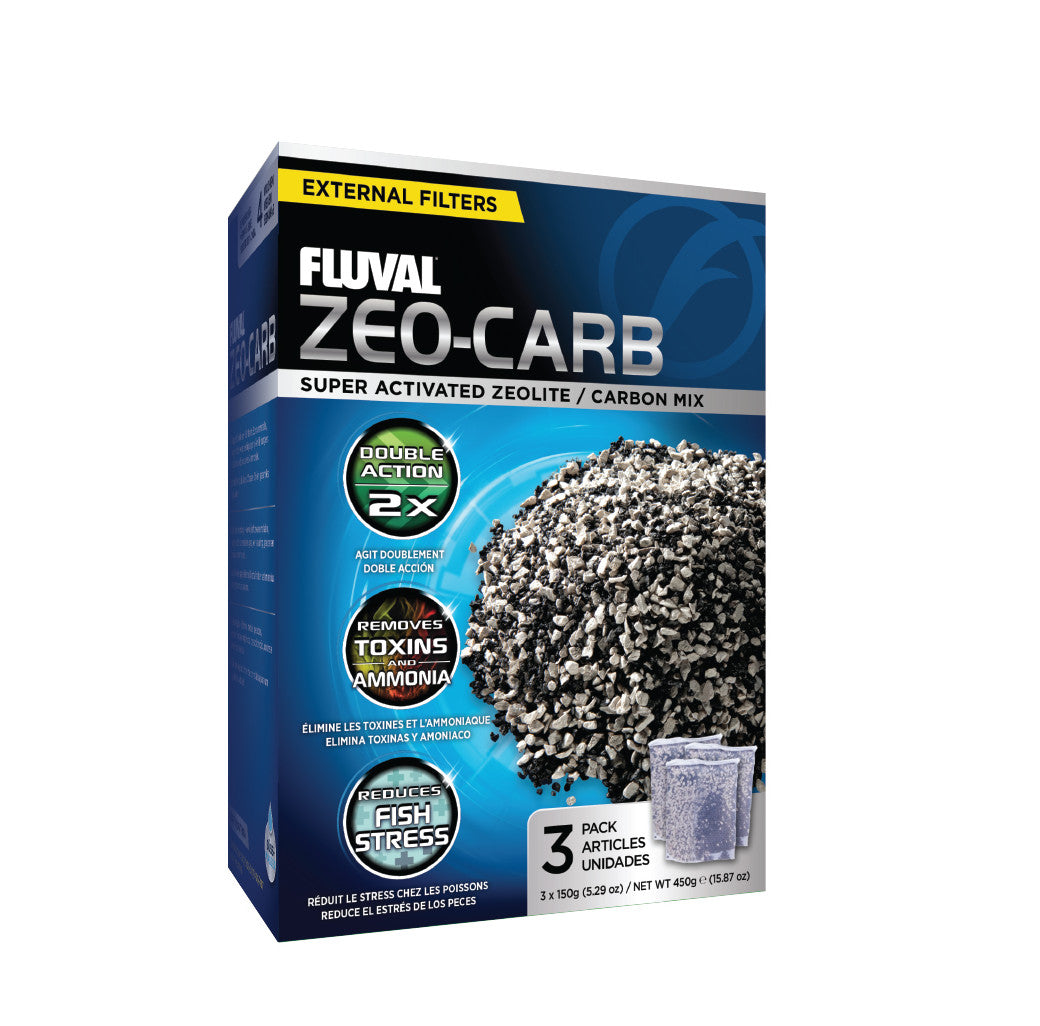 Fluval Zeo-Carb (3 x 150g) Pet Market