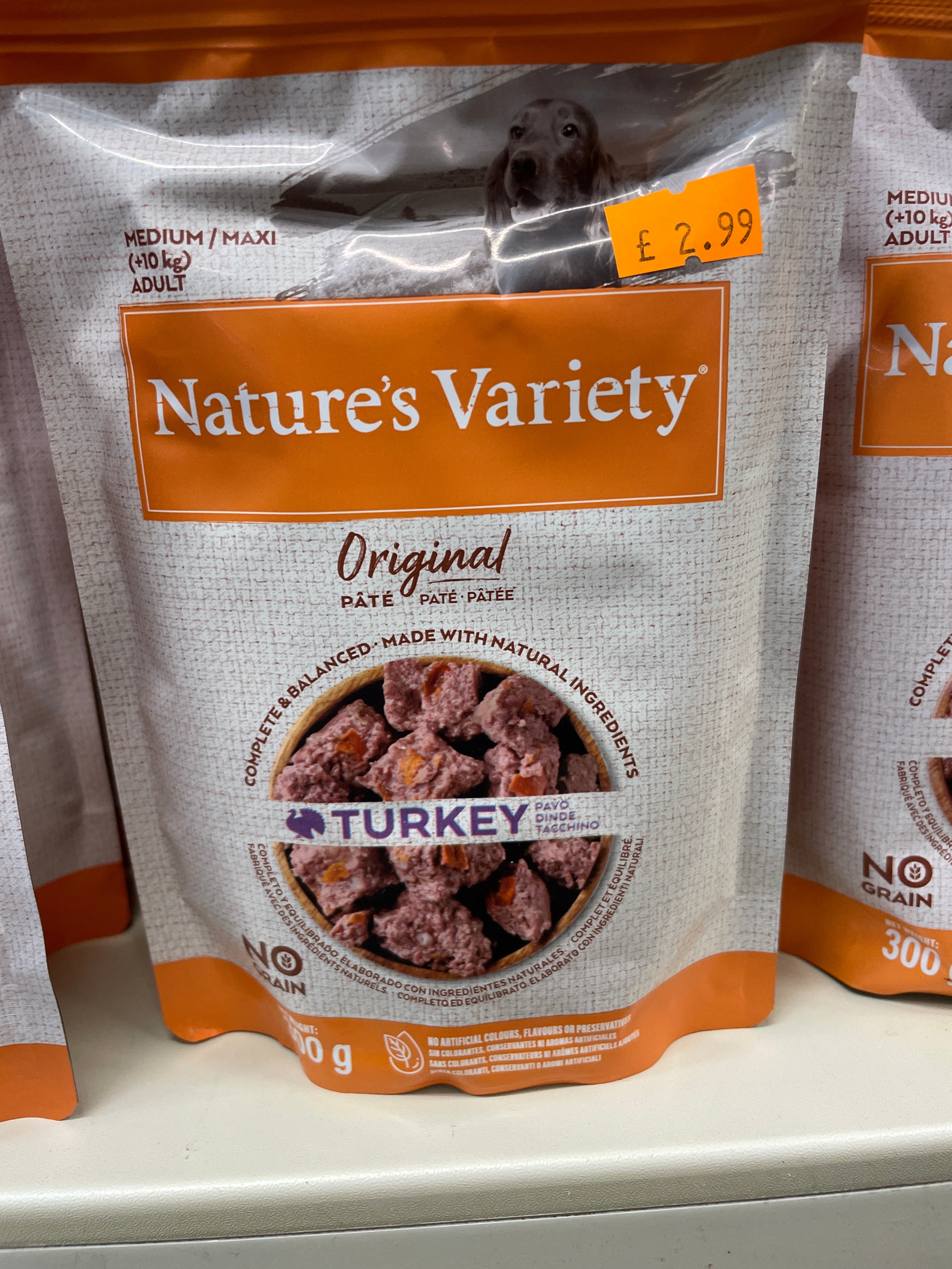 Nature’s Variety Pâté 300g For Medium Dog the Pet MARKET