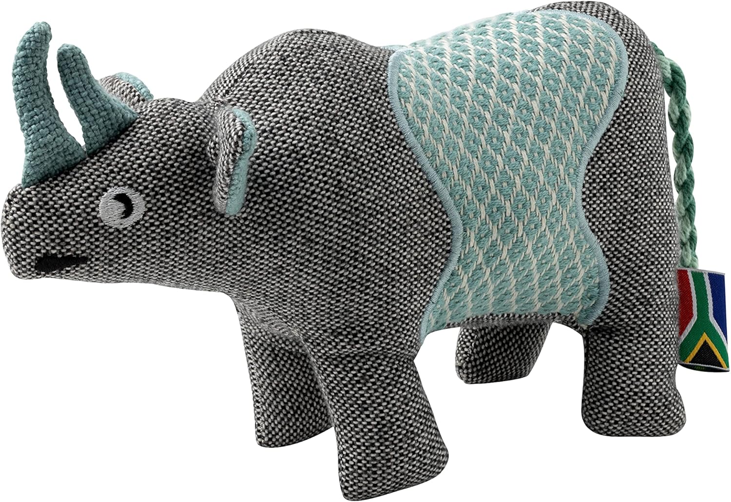PetLove Cuddlers Black Rhino Dog Toy Pet Market