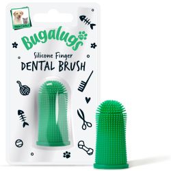 Bugalugs Silicone Finger Dental Toothbrush, sgl Pet Market