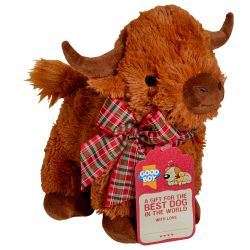 Product Details Christmas Good Boy Highland Cow, lge