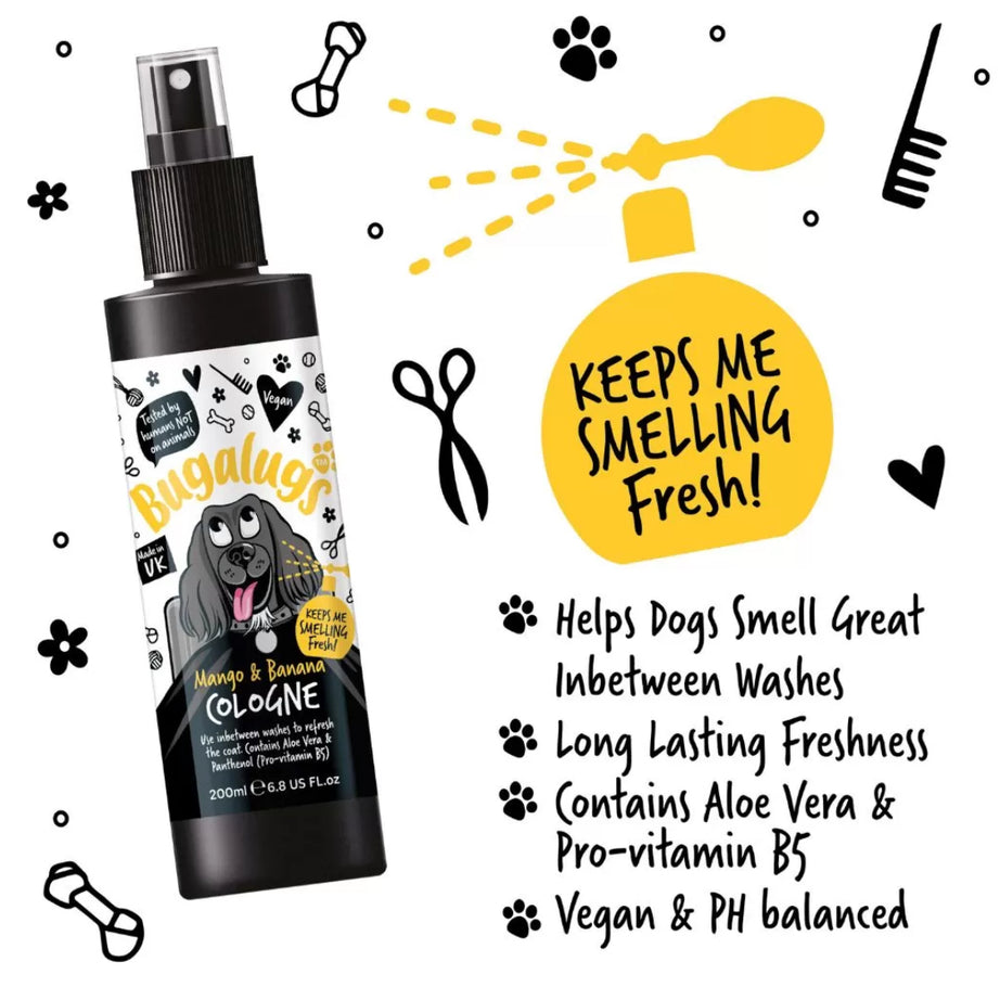 Bugalugs Mango & Banana Cologne Grooming Bugalugs