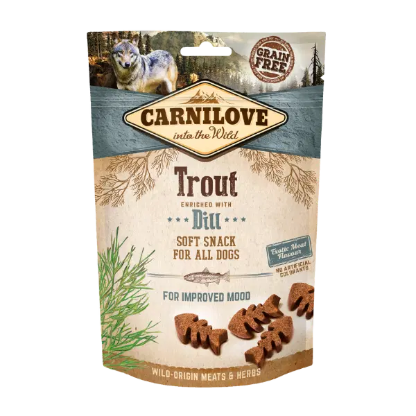 Carnilove trout with dill soft treats Pet Market