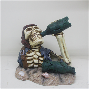 Hugo Drinking Skeleton 19cm Pet Market